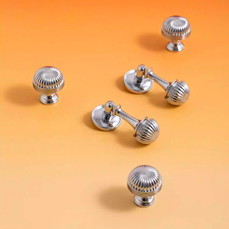 Tay nắm tủ đồng thau màu bạc Retro Bắc Âu JYJ50 | Flexdecor VN | 9