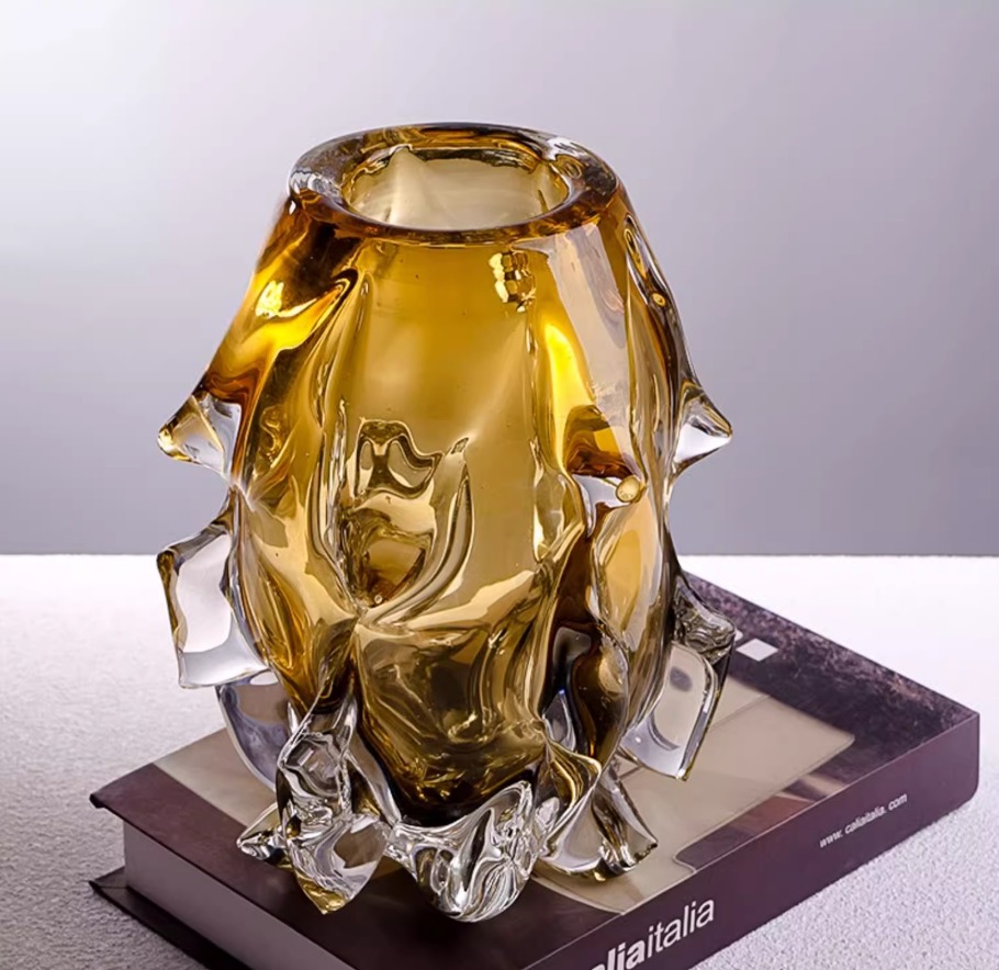 Bình hoa thủy tinh nghệ thuật Amber Wave HL227 | Flexdecor VN | 21 Bình hoa thủy tinh nghệ thuật Amber Wave HL227 | Flexdecor VN | 20