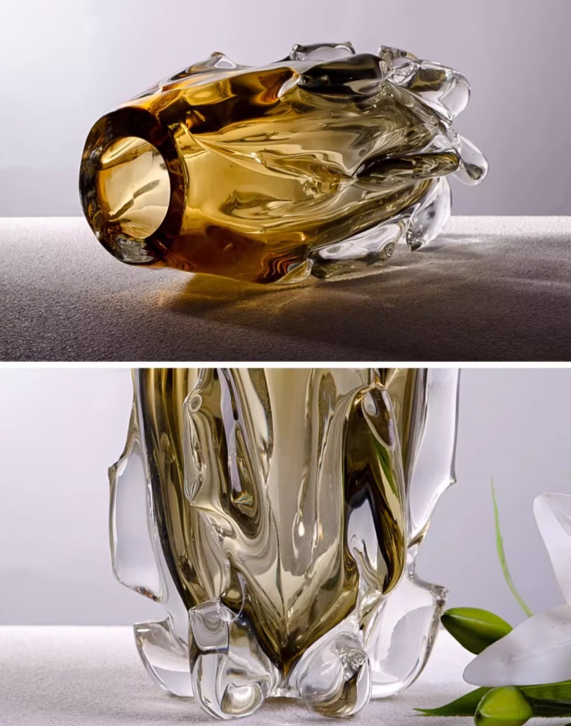 Bình hoa thủy tinh nghệ thuật Amber Wave HL227 | Flexdecor VN | 13 Bình hoa thủy tinh nghệ thuật Amber Wave HL227 | Flexdecor VN | 12