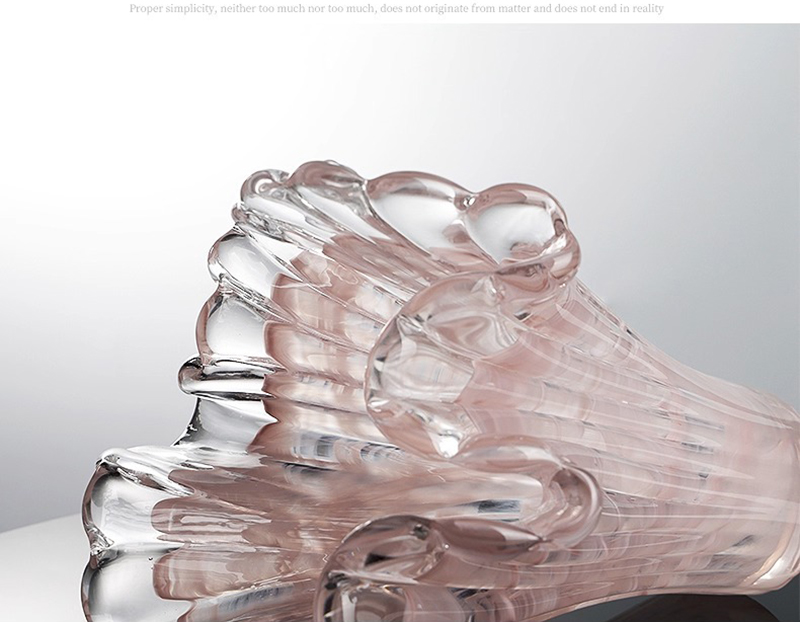 Bình thủy tinh cánh hoa gợn sóng nghệ thuật HL936 | Flexdecor VN | 21