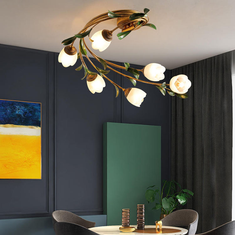 Đèn trần decor không gian đóa hoa linh lan SZ64 | Flexdecor VN | 11