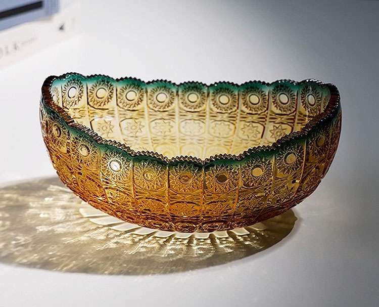 Đĩa trái cây thủy tinh dáng thuyền Retro HL674 | Flexdecor VN | 13 Đĩa trái cây thủy tinh dáng thuyền Retro HL674 | Flexdecor VN | 12