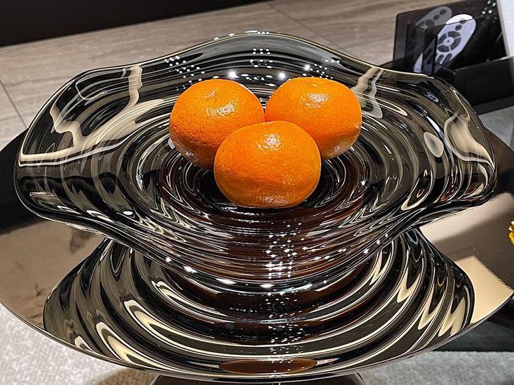 Đĩa trái cây vòng sóng thủy tinh HL5380 | Flexdecor VN | 25