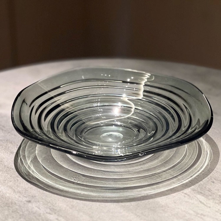 Đĩa trái cây vòng sóng thủy tinh HL5380 | Flexdecor VN | 27