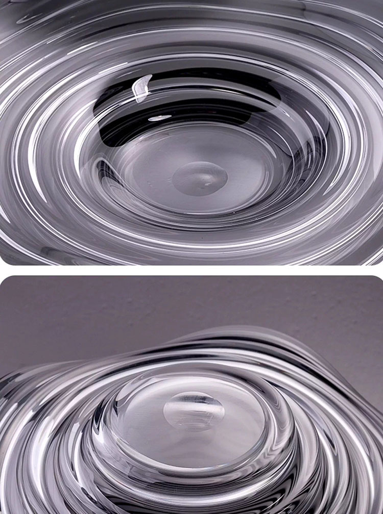 Đĩa trái cây vòng sóng thủy tinh HL5380 | Flexdecor VN | 13
