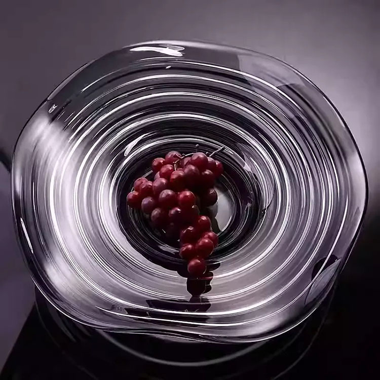 Đĩa trái cây vòng sóng thủy tinh HL5380 | Flexdecor VN | 9