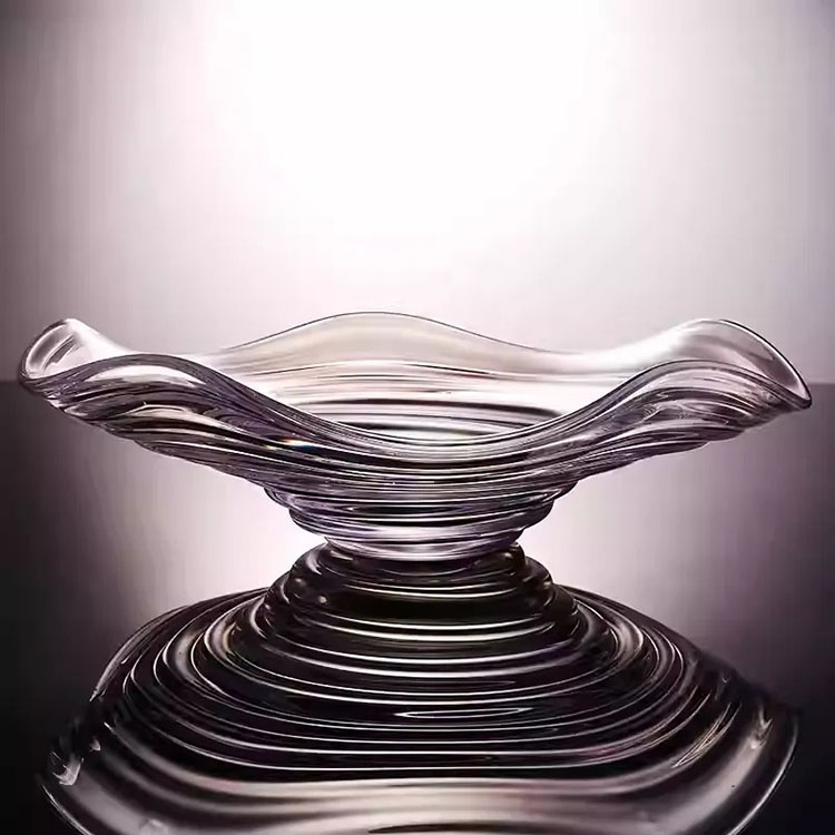 Đĩa trái cây vòng sóng thủy tinh HL5380 | Flexdecor VN | 17