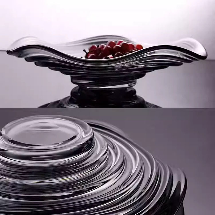 Đĩa trái cây vòng sóng thủy tinh HL5380 | Flexdecor VN | 11