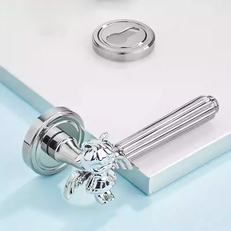 Khóa cửa tay gạt đồng thau thiên sứ Vintage Angel GT904 | Flexdecor VN | 11