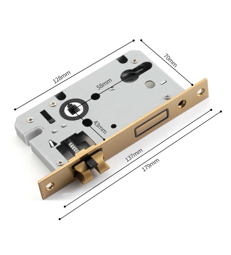 Khóa phân thể tay gạt đồng thau vân sọc YJ171 | Flexdecor VN | 29 Khóa phân thể tay gạt đồng thau vân sọc YJ171 | Flexdecor VN | 28