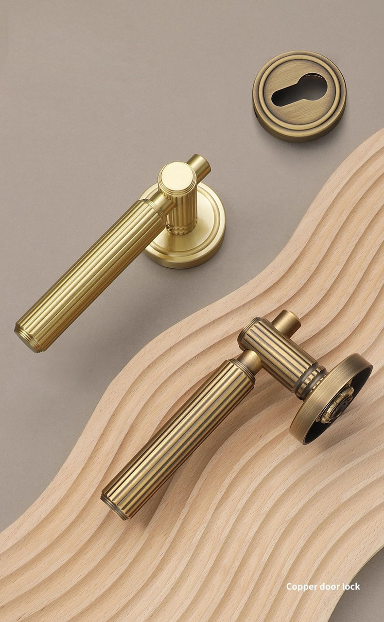 Khóa phân thể tay gạt đồng thau vân sọc YJ171 | Flexdecor VN | 9 Khóa phân thể tay gạt đồng thau vân sọc YJ171 | Flexdecor VN | 8