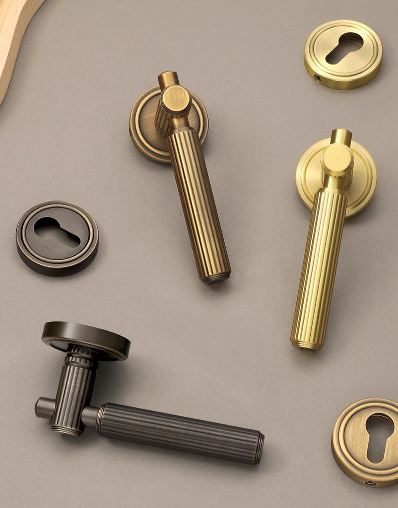 Khóa phân thể tay gạt đồng thau vân sọc YJ171 | Flexdecor VN | 13 Khóa phân thể tay gạt đồng thau vân sọc YJ171 | Flexdecor VN | 12