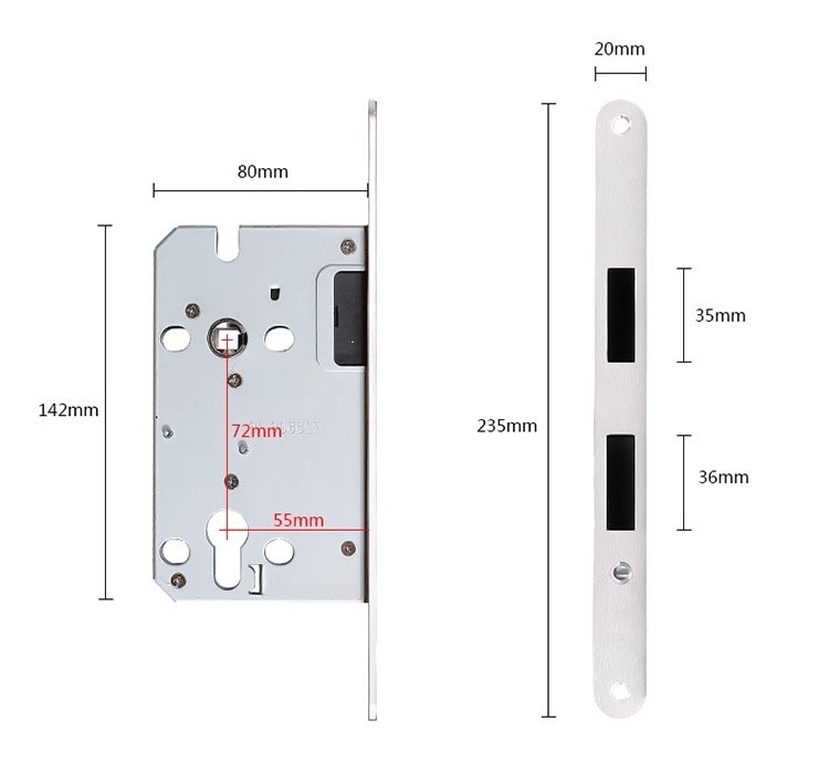 Khóa tay gạt hợp kim phong cách Minimalism FTR271 | Flexdecor VN | 28 Khóa tay gạt hợp kim phong cách Minimalism FTR271 | Flexdecor VN | 27