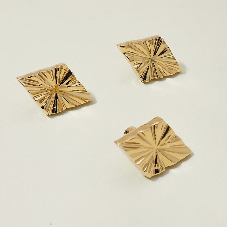 Núm tay nắm đồng thau Diamond ánh vàng KPA367 | Flexdecor VN | 18