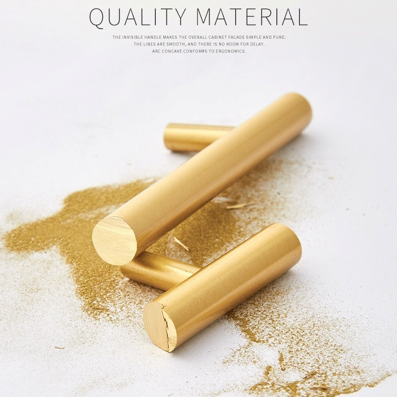 Núm tay nắm đồng thau Diamond ánh vàng KPA367 | Flexdecor VN | 10