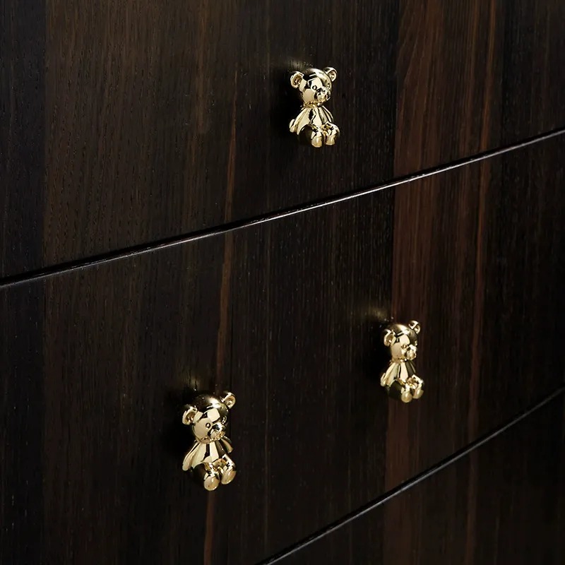 Núm tay nắm đồng thau hình chú gấu Teddy KPA48 | Flexdecor VN | 14