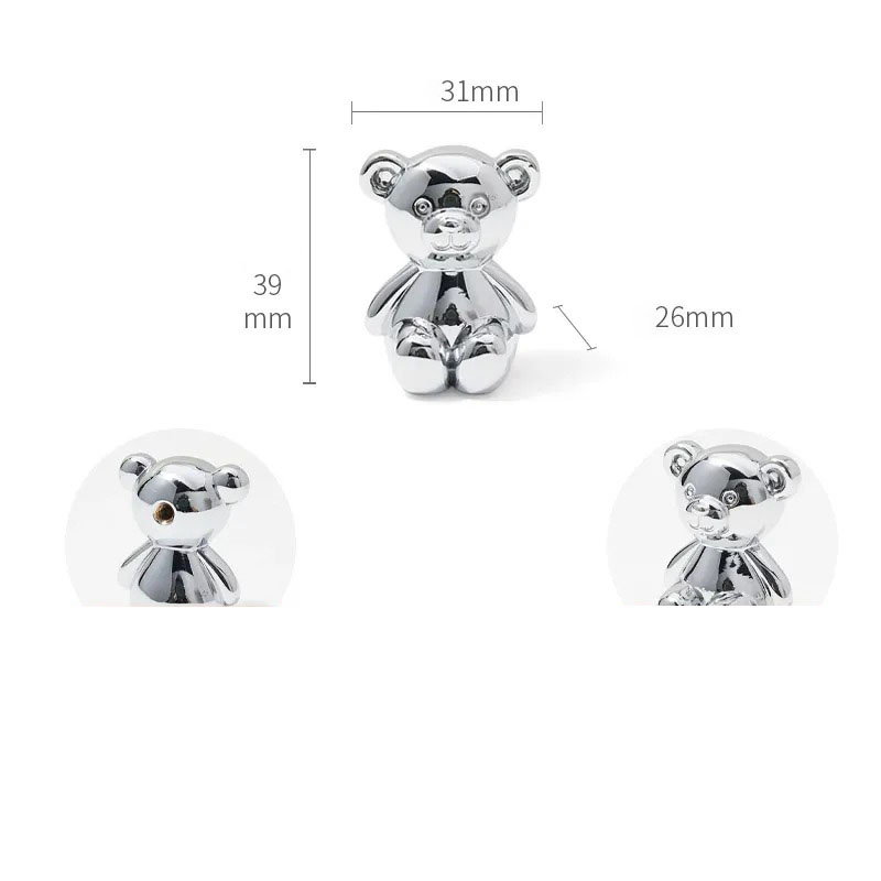 Núm tay nắm đồng thau hình chú gấu cao cấp KPA570 | Flexdecor VN | 18 Núm tay nắm đồng thau hình chú gấu cao cấp KPA570 | Flexdecor VN | 17