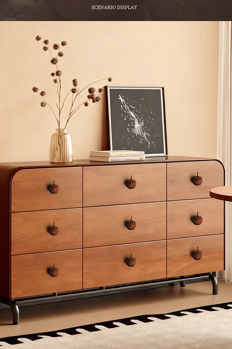 Núm tay nắm tủ bằng gỗ hình quả táo MTPG21 | Flexdecor VN | 9