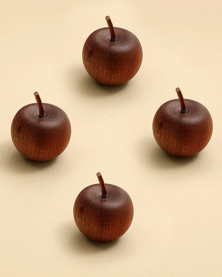 Núm tay nắm tủ bằng gỗ hình quả táo MTPG21 | Flexdecor VN | 7