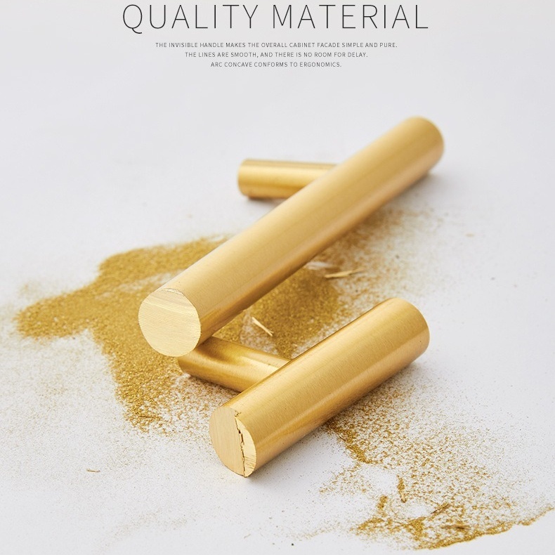 Núm tay nắm tủ đồng thau Crystal Grid KPA121 | Flexdecor VN | 10