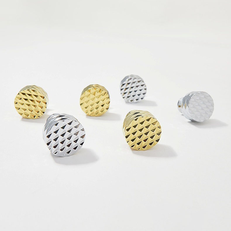 Núm tay nắm tủ đồng thau Crystal Grid KPA121 | Flexdecor VN | 8