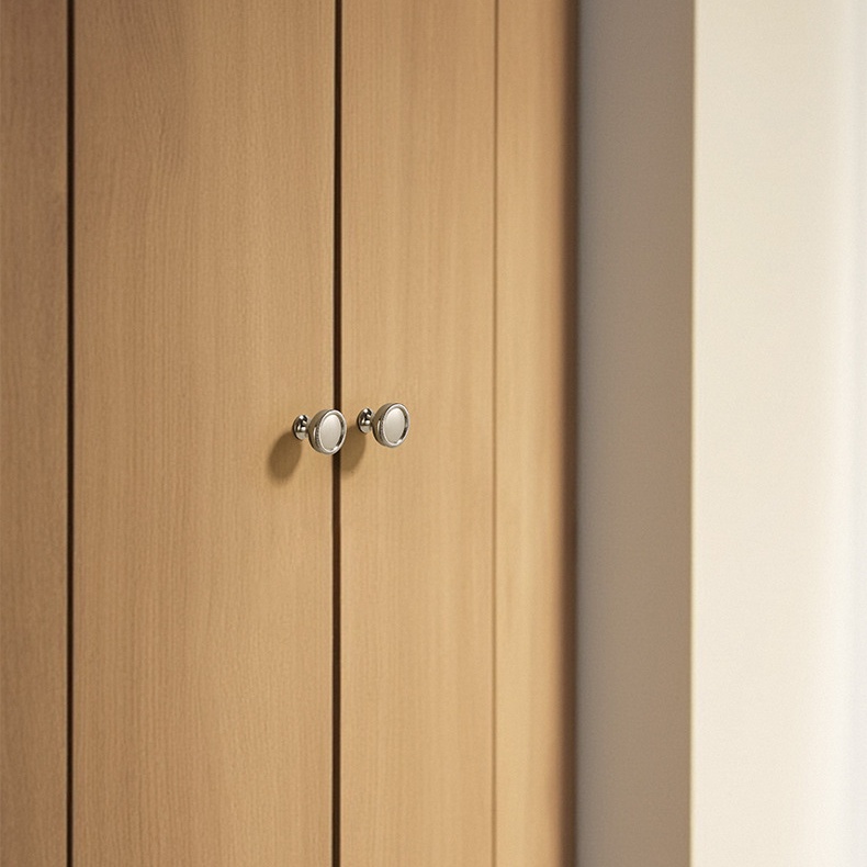 Núm tay nắm tủ đồng tròn viền răng cưa KPA4848 | Flexdecor VN | 20