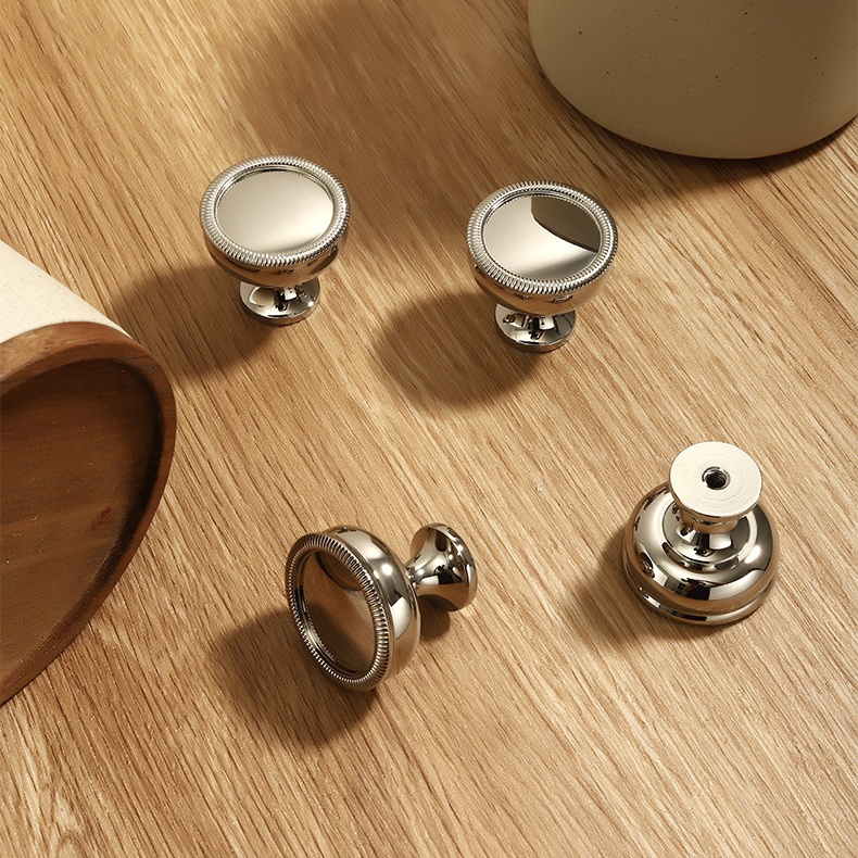 Núm tay nắm tủ đồng tròn viền răng cưa KPA4848 | Flexdecor VN | 12