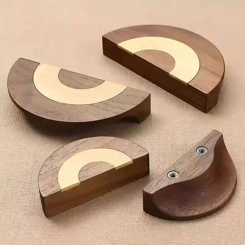 Tay nắm tủ bán nguyệt cao cấp bằng gỗ óc chó YJ978 | Flexdecor VN | 13 Tay nắm tủ bán nguyệt cao cấp bằng gỗ óc chó YJ978 | Flexdecor VN | 12