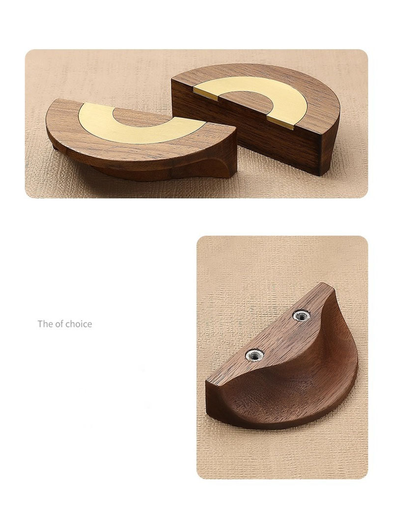 Tay nắm tủ bán nguyệt cao cấp bằng gỗ óc chó YJ978 | Flexdecor VN | 21 Tay nắm tủ bán nguyệt cao cấp bằng gỗ óc chó YJ978 | Flexdecor VN | 20