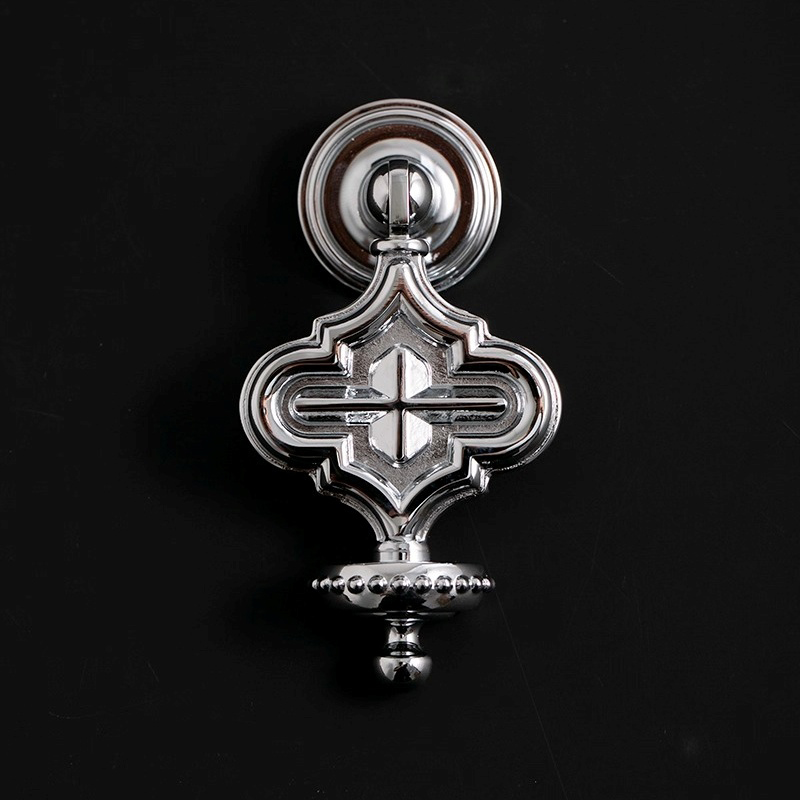 Tay nắm tủ đồng màu bạc châu Âu cổ điển JYJ86 | Flexdecor VN | 9