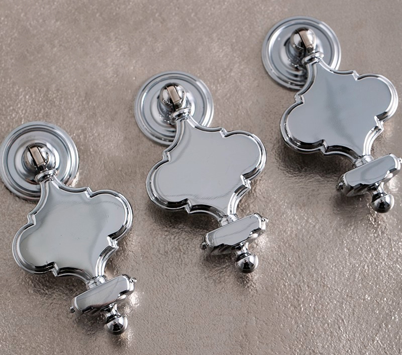 Tay nắm tủ đồng màu bạc châu Âu cổ điển JYJ86 | Flexdecor VN | 21