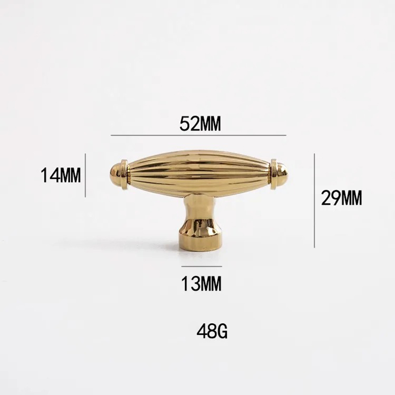 Tay nắm tủ đồng thau Art Deco Oval JYJ65 | Flexdecor VN | 22