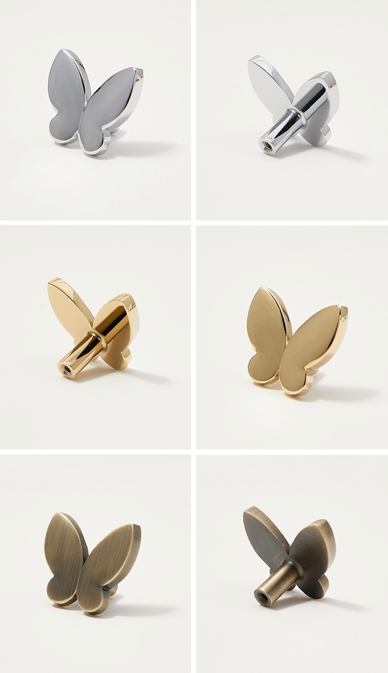 Tay nắm tủ đồng thau hình cánh bướm KPA089 | Flexdecor VN | 12