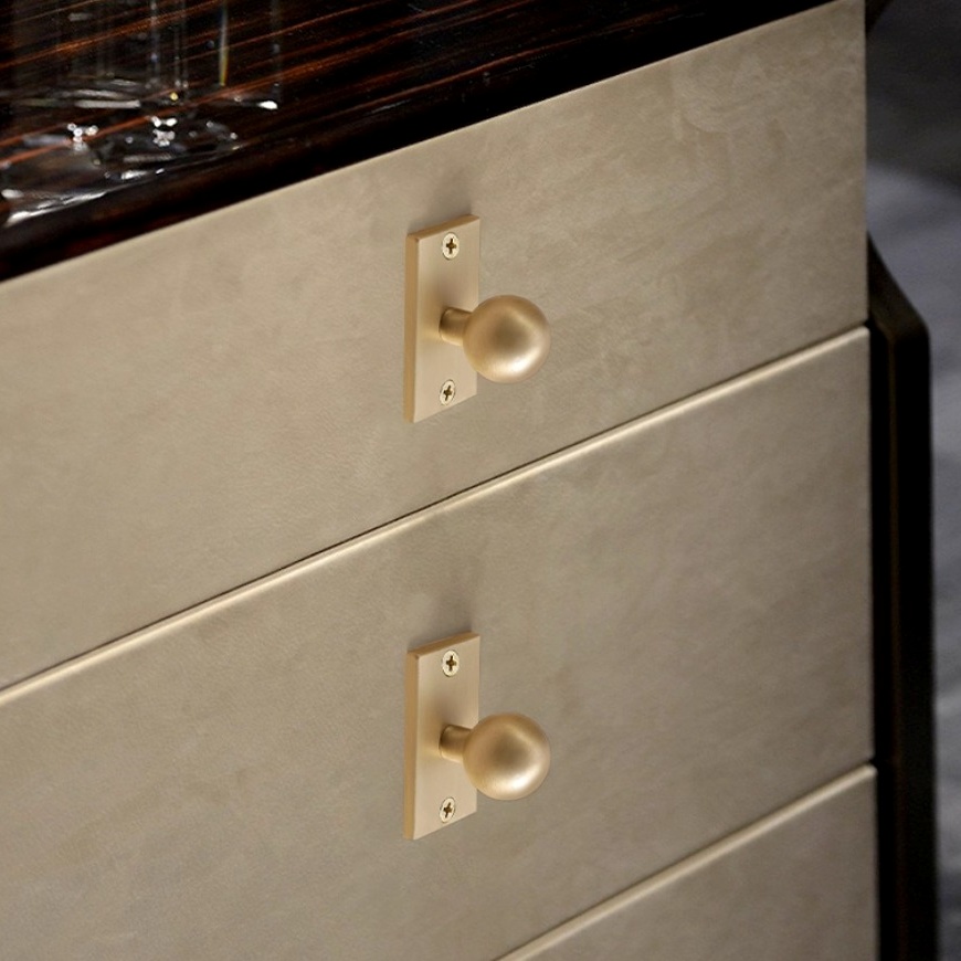 Tay nắm tủ đồng thau sang trọng cao cấp YJ8072 | Flexdecor VN | 13