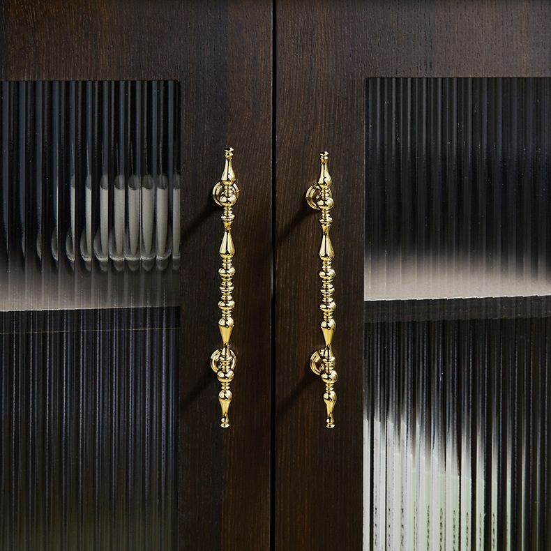 Tay nắm tủ đồng vàng bóng phong cách châu Âu KPA596 | Flexdecor VN | 9