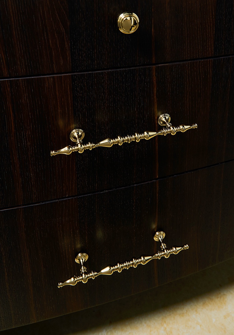 Tay nắm tủ đồng vàng bóng phong cách châu Âu KPA596 | Flexdecor VN | 13