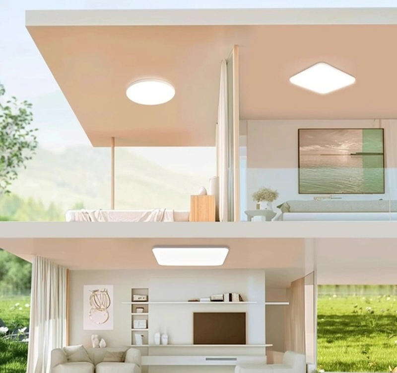 Xu hướng các mẫu đèn trần phòng khách decor vượng phong thủy | Flexdecor VN | 25 Các mẫu đèn trần phòng khách: Mẫu 7 - Đèn Led ốp trần hiện đại cao cấp NVC300