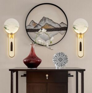 Xu hướng đèn trang trí tường và đồ trang trí tăng vượng khí cho nhà ở