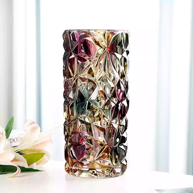 Bình hoa thủy tinh Aurora đa sắc HL6429 | Flexdecor VN | 8