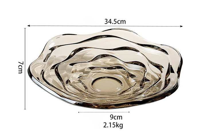 Đĩa trái cây thủy tinh bề mặt sóng nước trong suốt HL53439 | Flexdecor VN | 24 Đĩa trái cây thủy tinh bề mặt sóng nước trong suốt HL53439 | Flexdecor VN | 23