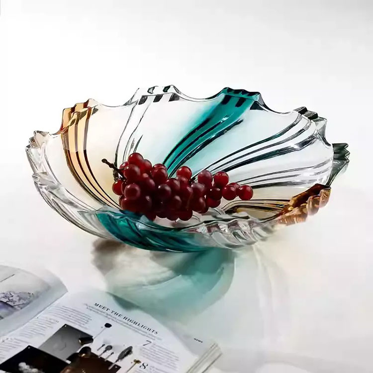 Đĩa trái cây thủy tinh phối màu cao cấp HL5905 (5) Đĩa trái cây thủy tinh phối màu cao cấp HL5905 | Flexdecor VN | 1