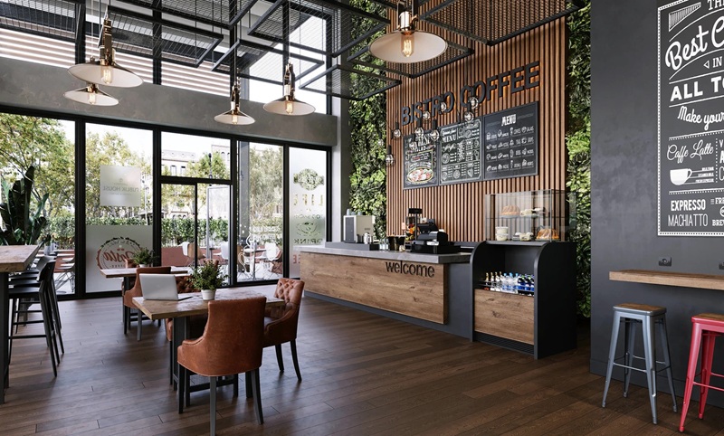 Phong cách Industrial: Khi những đường nét thô ráp kể câu chuyện kiến trúc giàu chất thơ | Flexdecor VN | 4 Quán cà phê phong cách Industrial