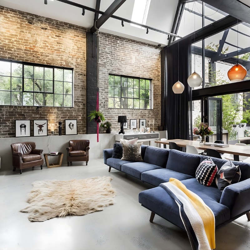 Phong cách Industrial là gì và các đặc trưng trong nội thất