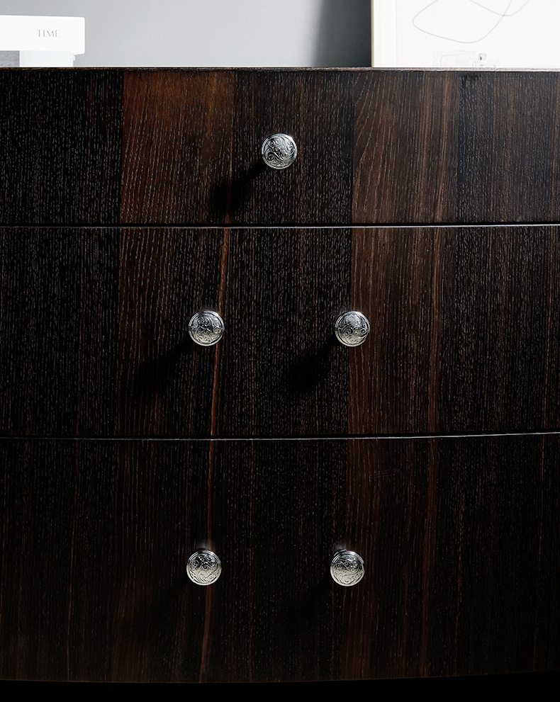 Núm tay nắm tủ đồng chạm khắc cổ điển KPA658 | Flexdecor VN | 19