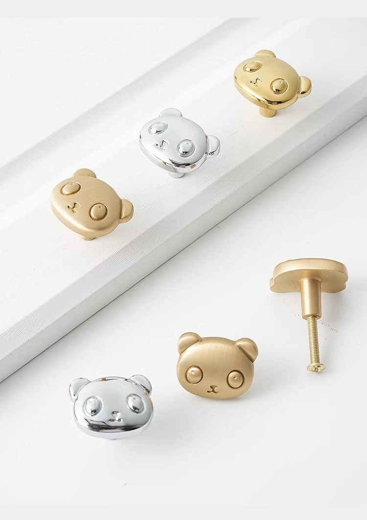 Núm tay nắm tủ đồng hình chú gấu T0022 | Flexdecor VN | 6 Núm tay nắm tủ đồng hình chú gấu T0022 | Flexdecor VN | 5