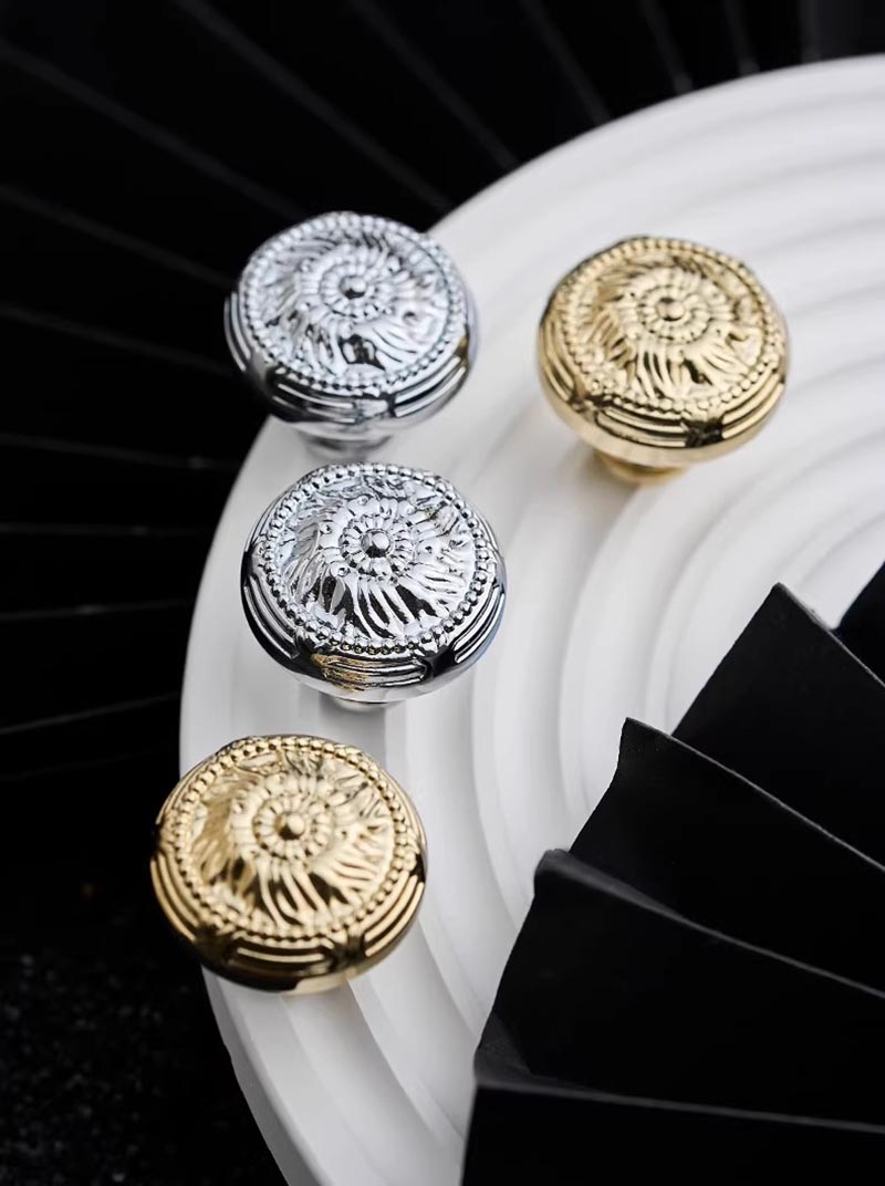 Núm tay nắm tủ tròn họa tiết vương giả YTNL01 | Flexdecor VN | 14