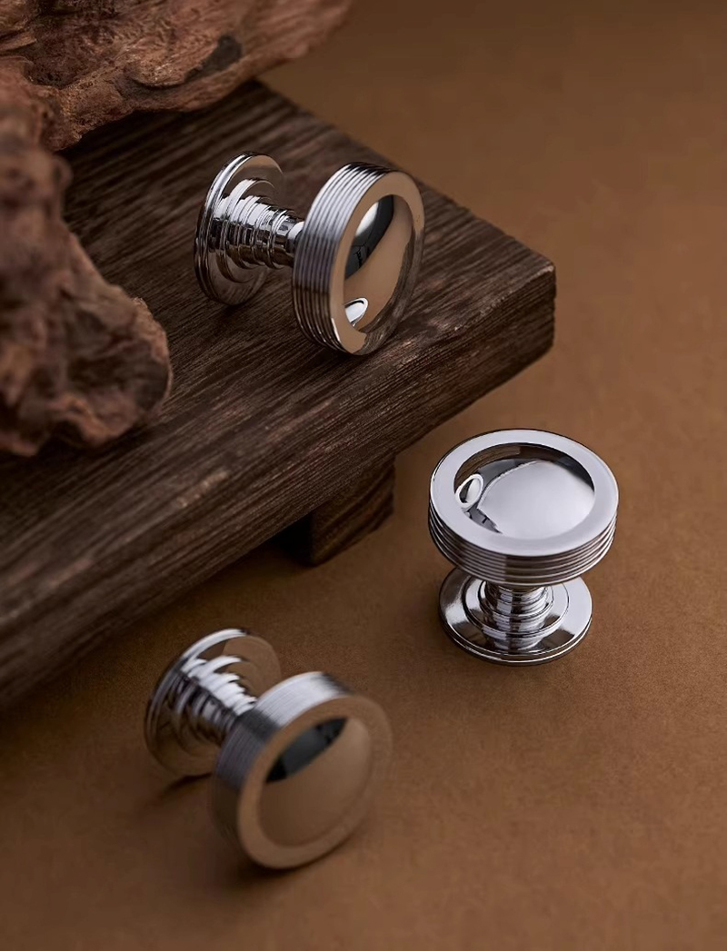 Núm tay nắm tủ đồng màu bạc kiểu Âu LKDDY03 | Flexdecor VN | 28