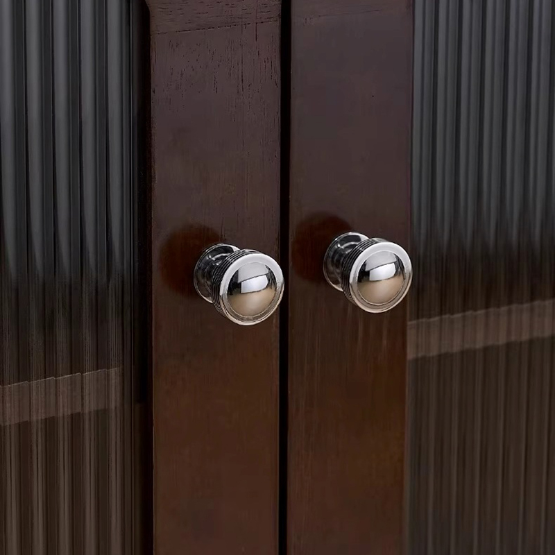 Núm tay nắm tủ đồng màu bạc kiểu Âu LKDDY03 | Flexdecor VN | 22