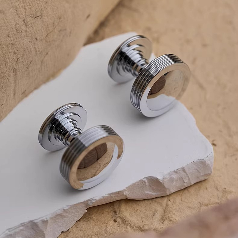 Núm tay nắm tủ đồng màu bạc kiểu Âu LKDDY03 | Flexdecor VN | 8