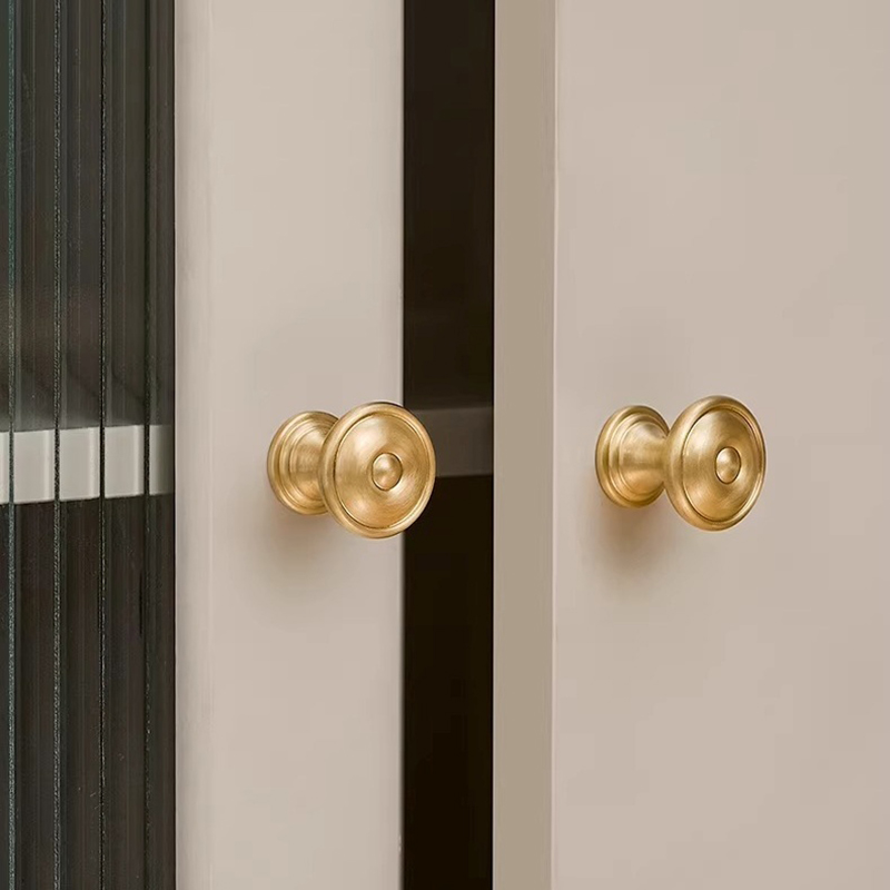 Núm tay nắm tủ đồng tròn bo mềm Classic YTTBS02 | Flexdecor VN | 16